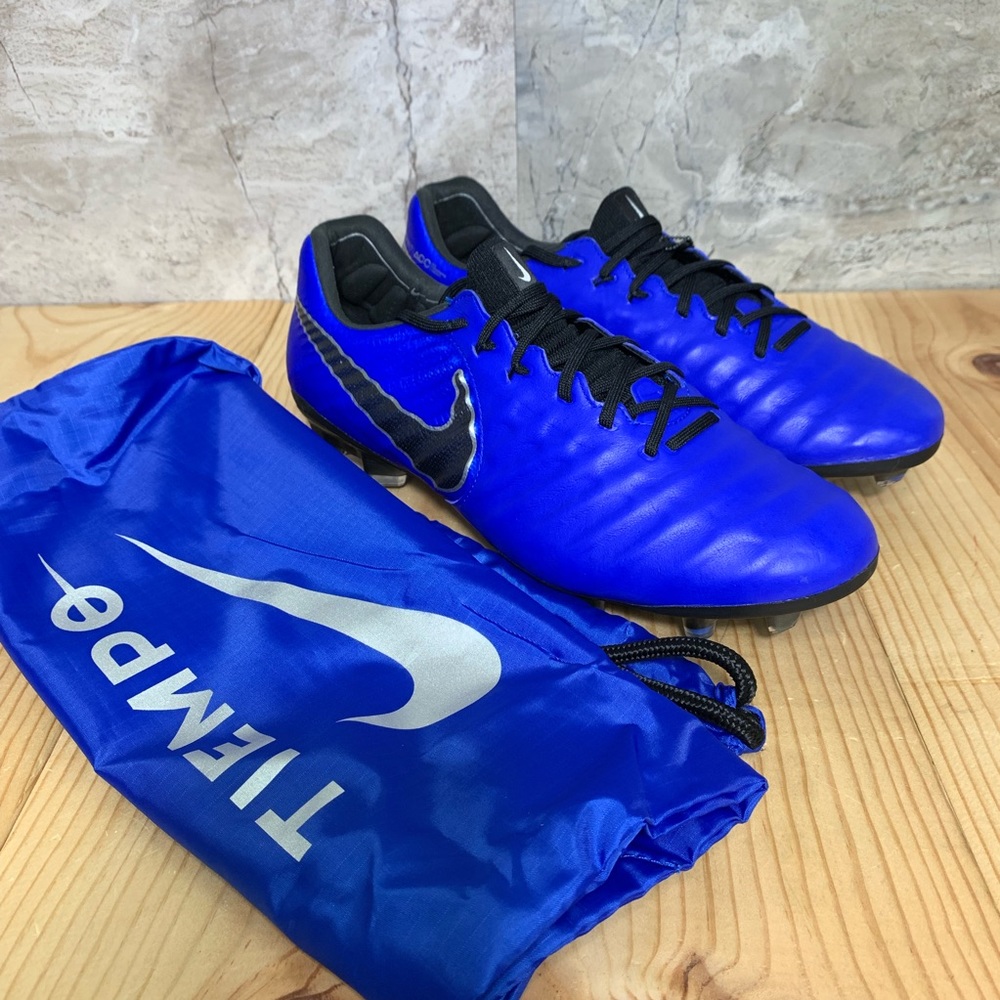 Nike Tiempo Legend 7 Elite FG Soccer Cleats Blue - Picture 2 of 8